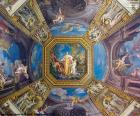 Bir Vatikan Müzesi kubbeleri boyama